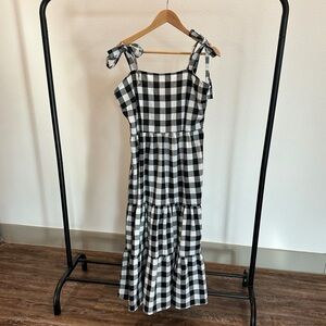 Black and White Checkered Dress